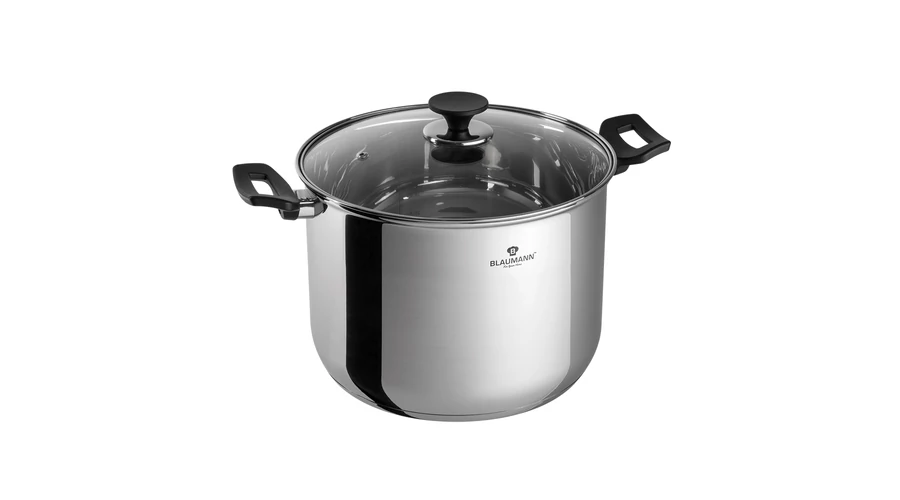 Blaumann Gourmet Line rozsdamentes ac�l faz�k fed�vel, bakelit fog�val, 26 cm